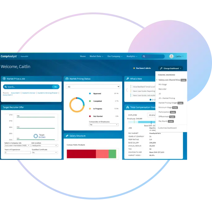 CompAnalyst market data insight and visualization