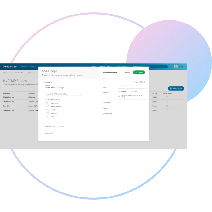 CompAnalyst scopes