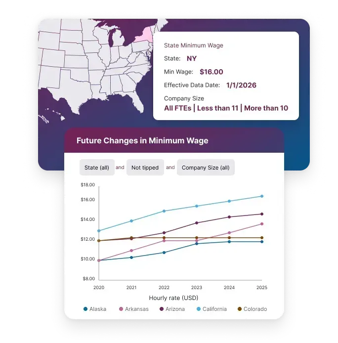 Minimum wage data dashboard preview