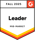 G2 Leader Mid-Market Fall 2025