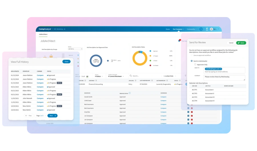 JobArchitect Max dashboard overview