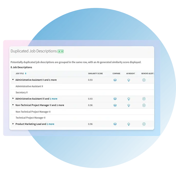 Embedded SalaryIQ insights interface