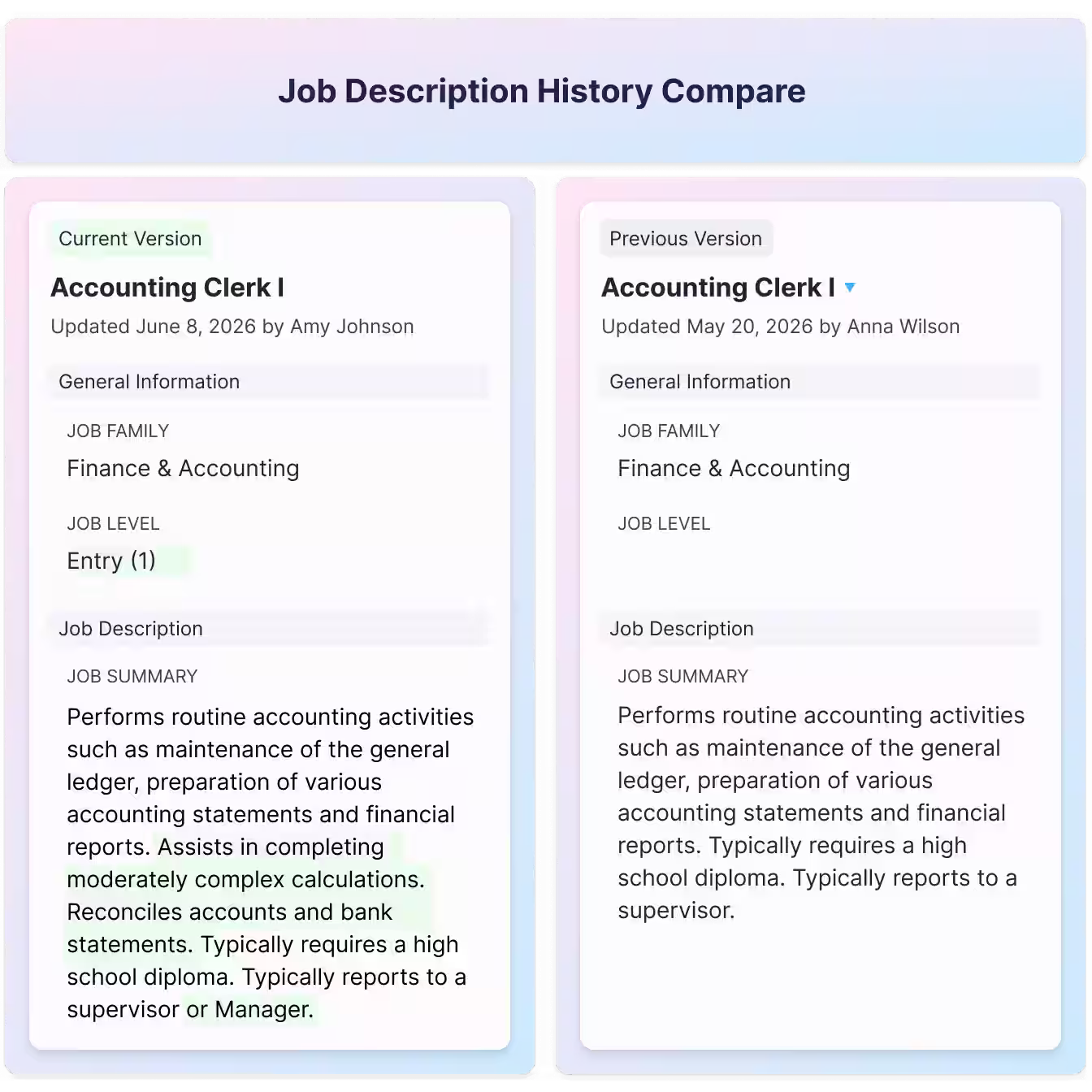 JobArchitect Max interface showing job description status