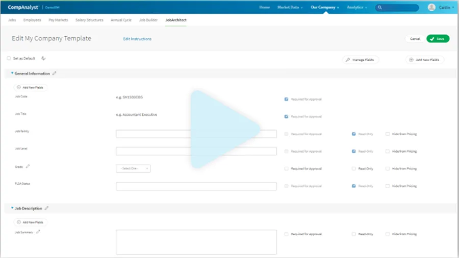 Customizable Job Templates overview on YouTube