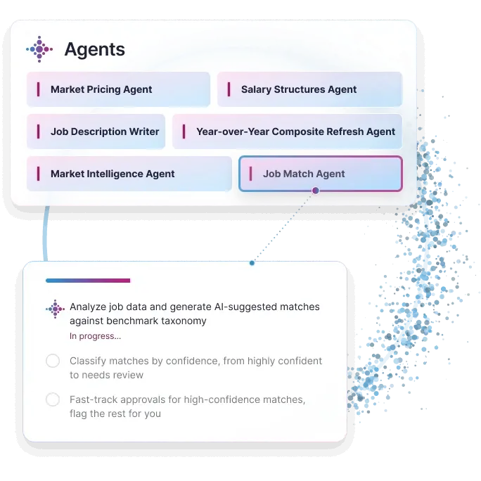 Salary AI agents matching jobs, pricing roles, and building salary structures