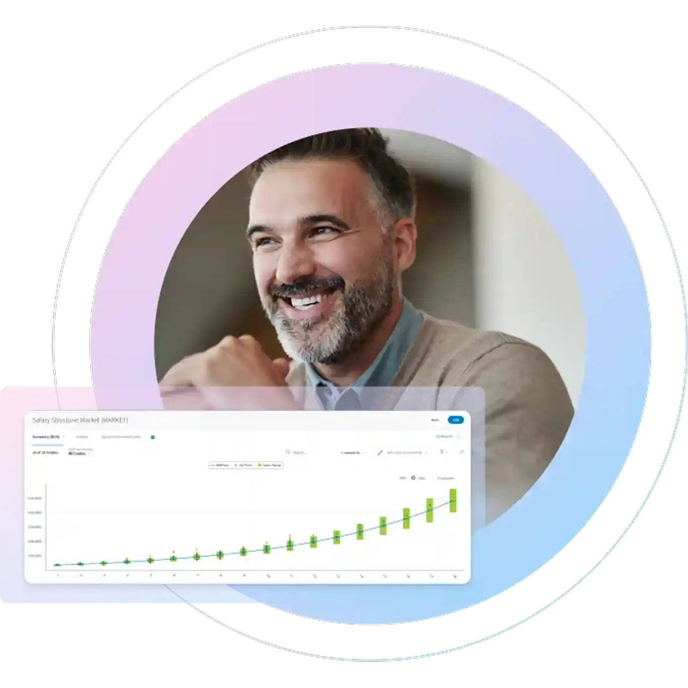 CompAnalyst Market Composite and Salary Structure Software dashboard