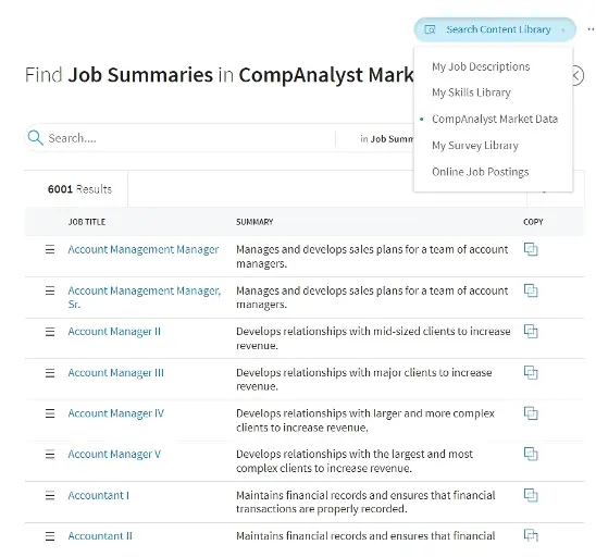 Robust Job Content Library