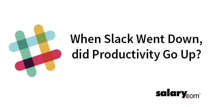 When Slack Went Down, Did Productivity Go Up?