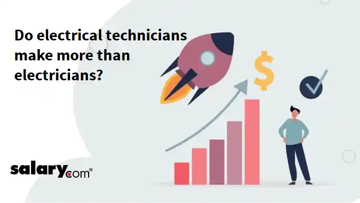 Do electrical technicians make more than electricians?