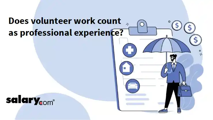 Does volunteer work count as professional experience?