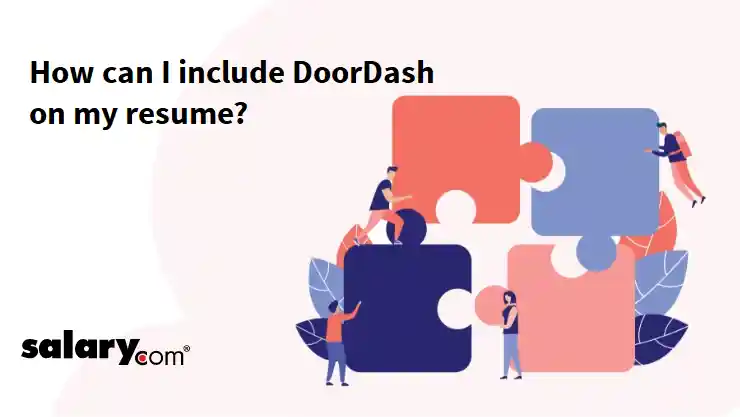 How can I include DoorDash on my resume?