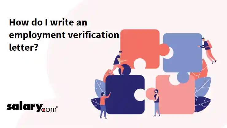 How do I write an employment verification letter?