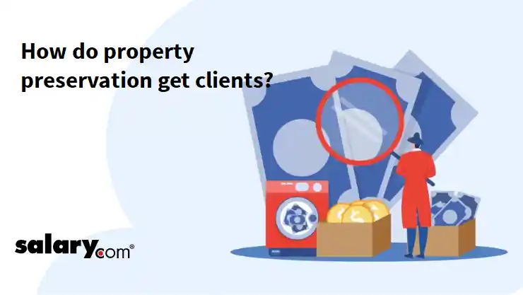 How do property preservation get clients?