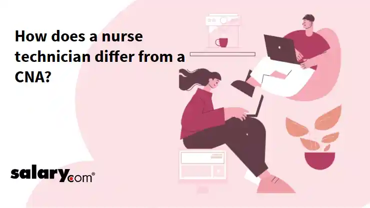 How does a nurse technician differ from a CNA?