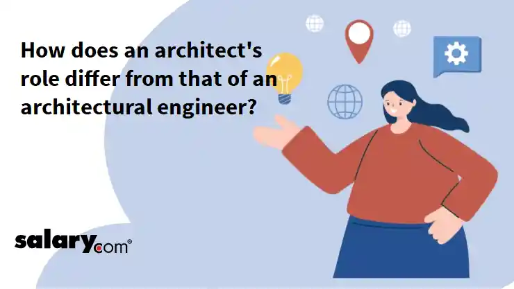 How does an architect's role differ from that of an architectural engineer?
