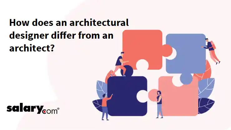 How does an architectural designer differ from an architect?