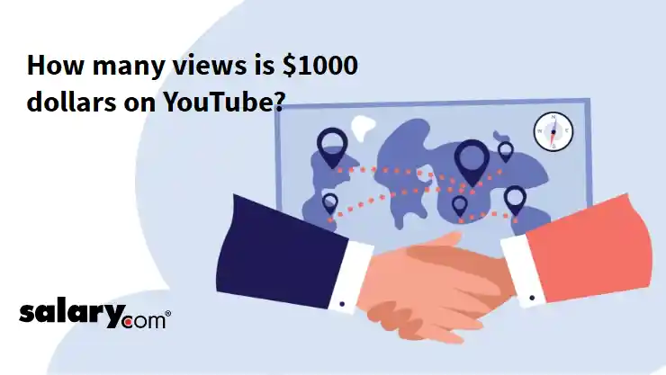 How many views is $1000 dollars on YouTube?