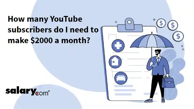 How many YouTube subscribers do I need to make $2000 a month?