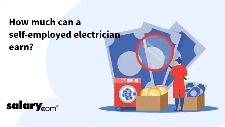 How much can a self-employed electrician earn?