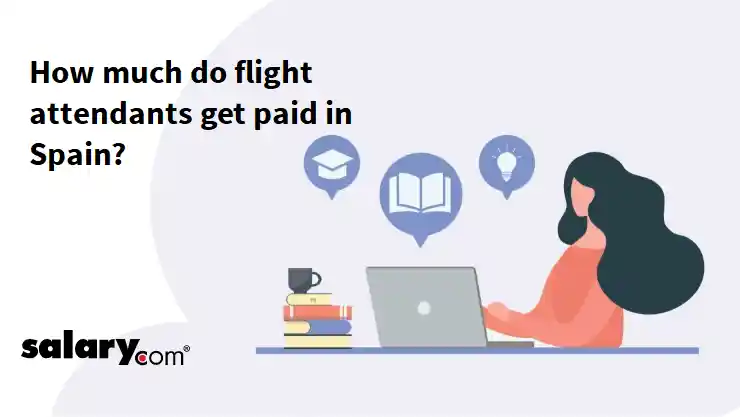 How much do flight attendants get paid in Spain?