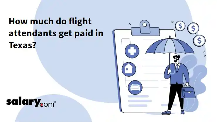 How much do flight attendants get paid in Texas?