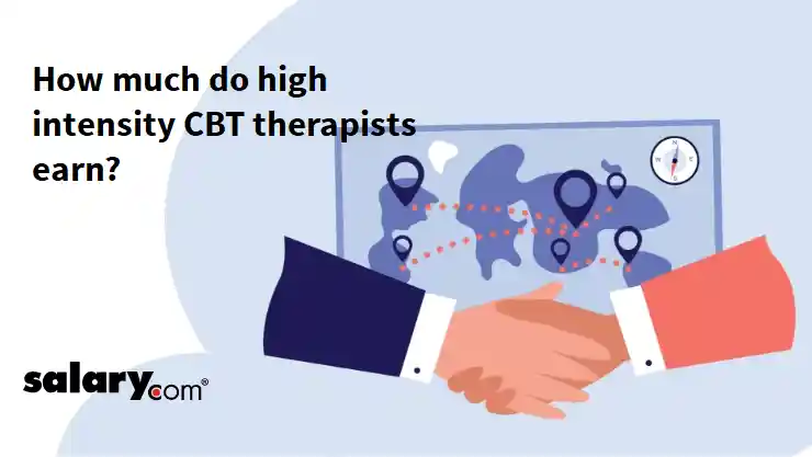 How much do high intensity CBT therapists earn?