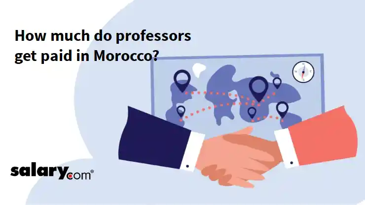 How much do professors get paid in Morocco?