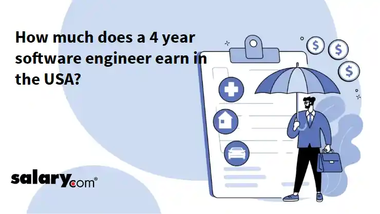 How much does a 4 year software engineer earn in the USA?