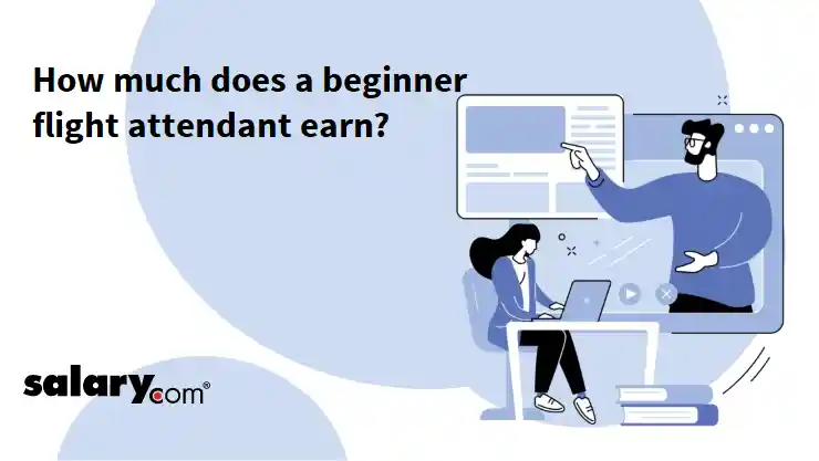 How much does a beginner flight attendant earn?