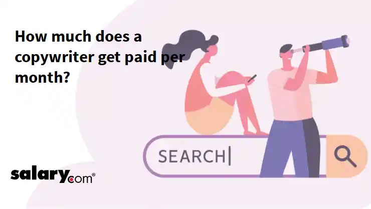 How much does a copywriter get paid per month?
