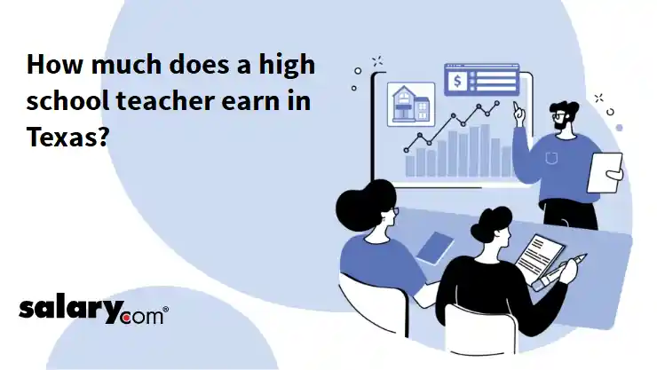 How much does a high school teacher earn in Texas?