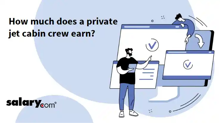 How much does a private jet cabin crew earn?