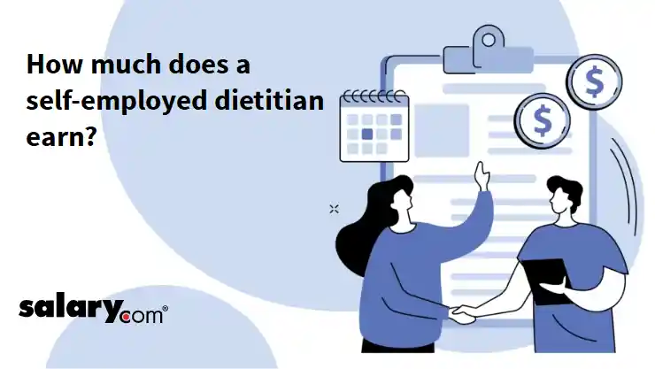 How much does a self-employed dietitian earn?