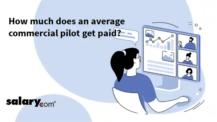 How much does an average commercial pilot get paid?