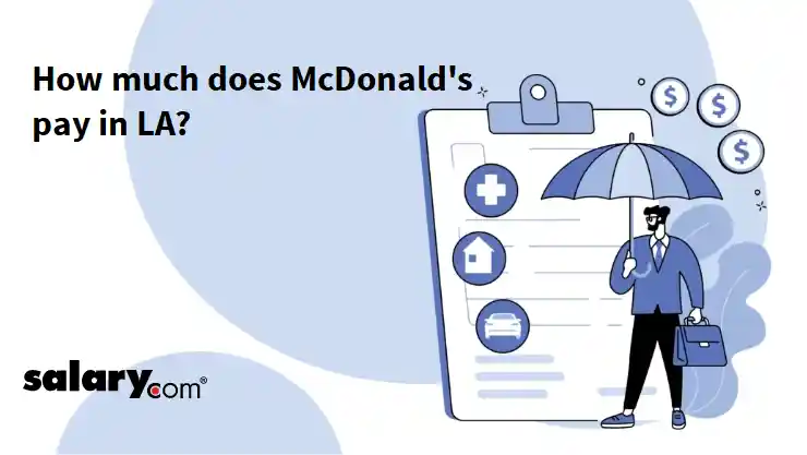 How much does McDonald's pay in LA?