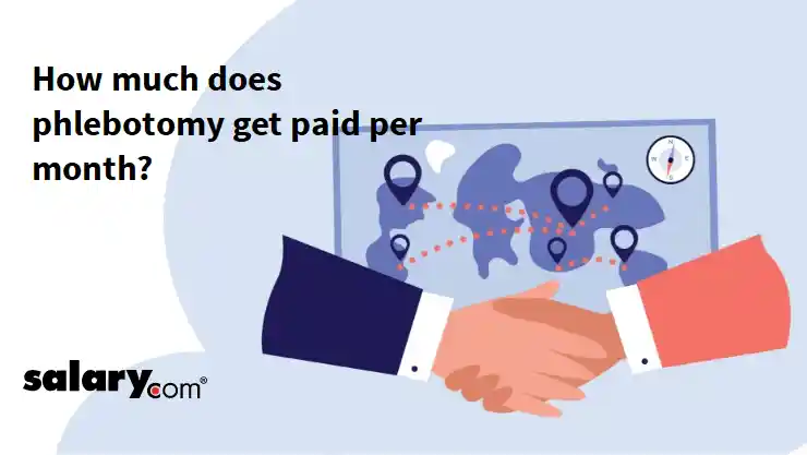 How much does phlebotomy get paid per month?