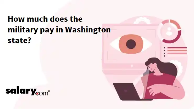 How much does the military pay in Washington state?