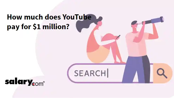 How much does YouTube pay for $1 million?