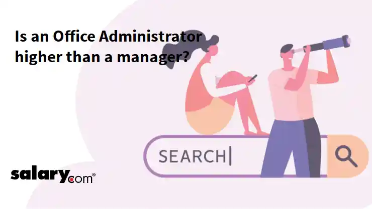 Is an Office Administrator higher than a manager?