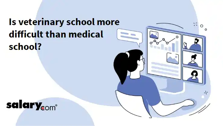 Is veterinary school more difficult than medical school?