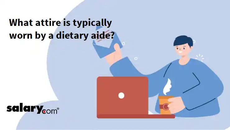 What attire is typically worn by a dietary aide?