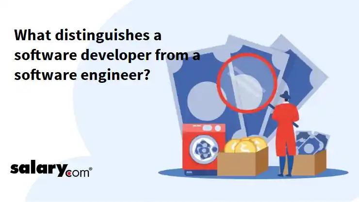 What distinguishes a software developer from a software engineer?