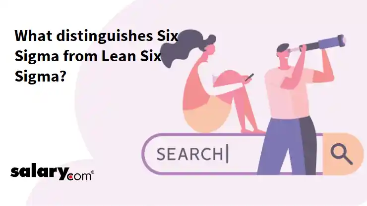 What distinguishes Six Sigma from Lean Six Sigma?