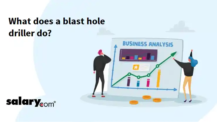 What does a blast hole driller do?