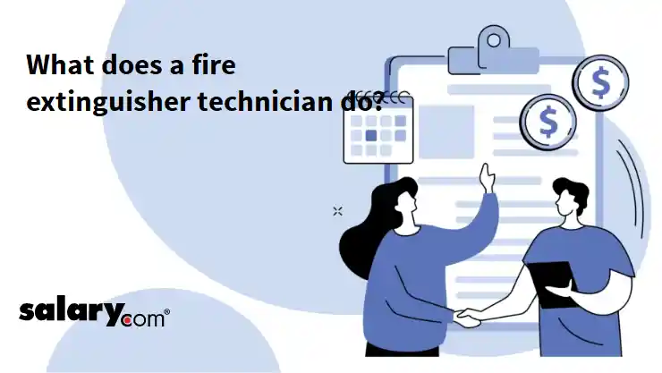What does a fire extinguisher technician do?
