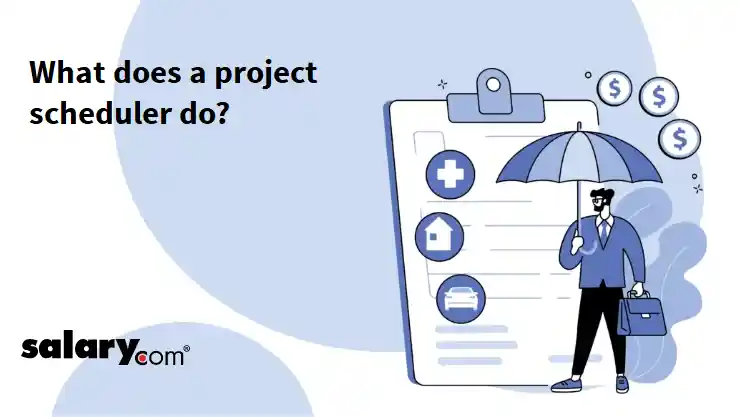 What does a project scheduler do?