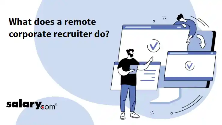 What does a remote corporate recruiter do?