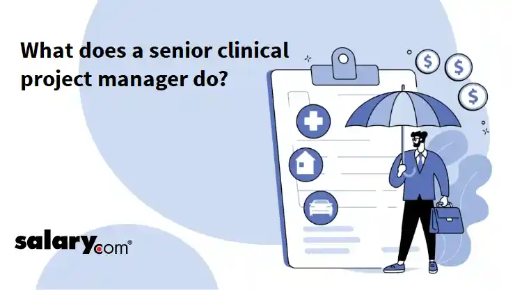What does a senior clinical project manager do?