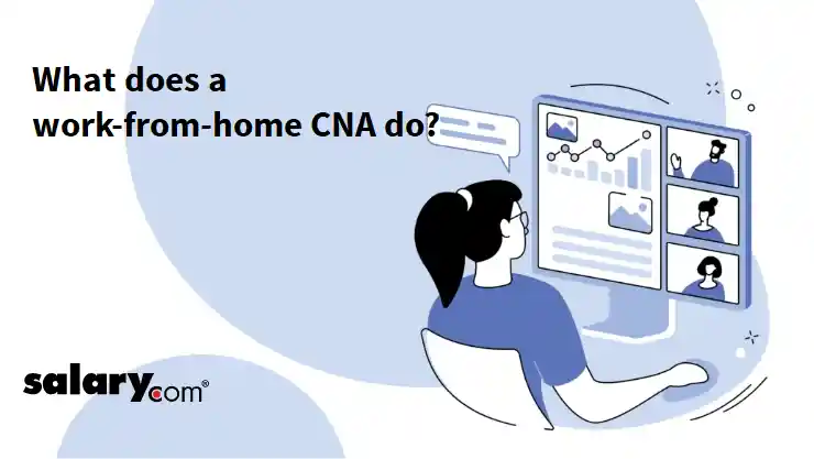 What does a work-from-home CNA do?