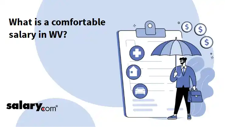 What is a comfortable salary in WV?